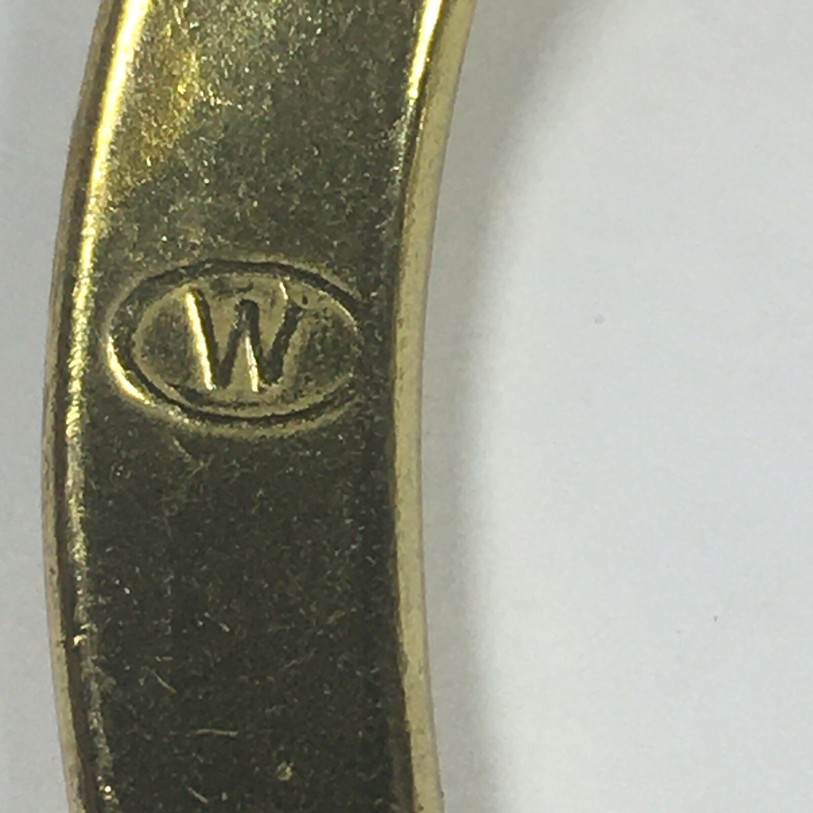 Vintage Replacement Belt Buckle Fits 1.2&Prime; Simple Basic Gold Toned Made in USA 1A