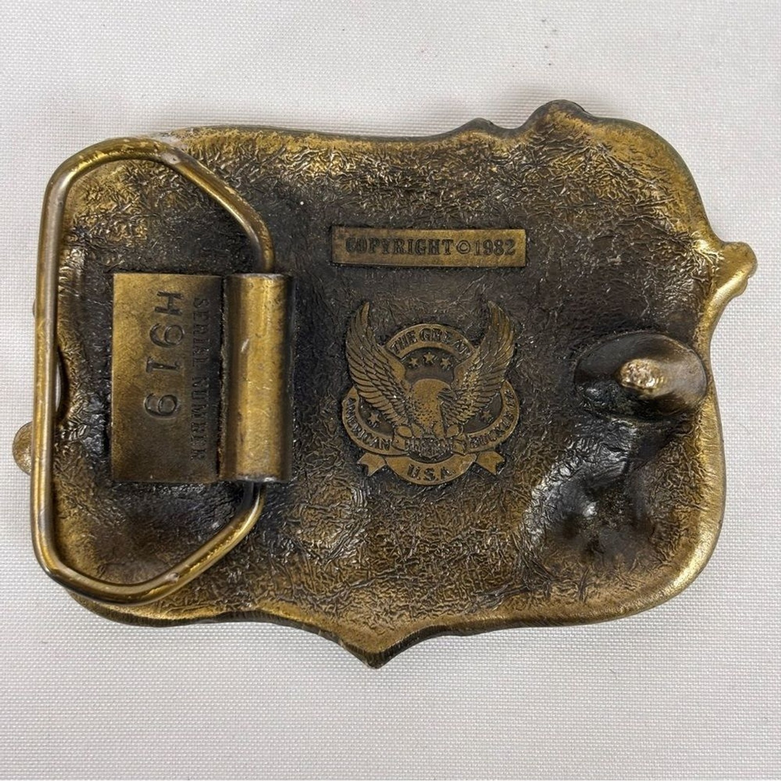 Vintage Country Music Belt Buckle 80&rsquo;s Western Bluegrass Cowboy Fiddle Banjo