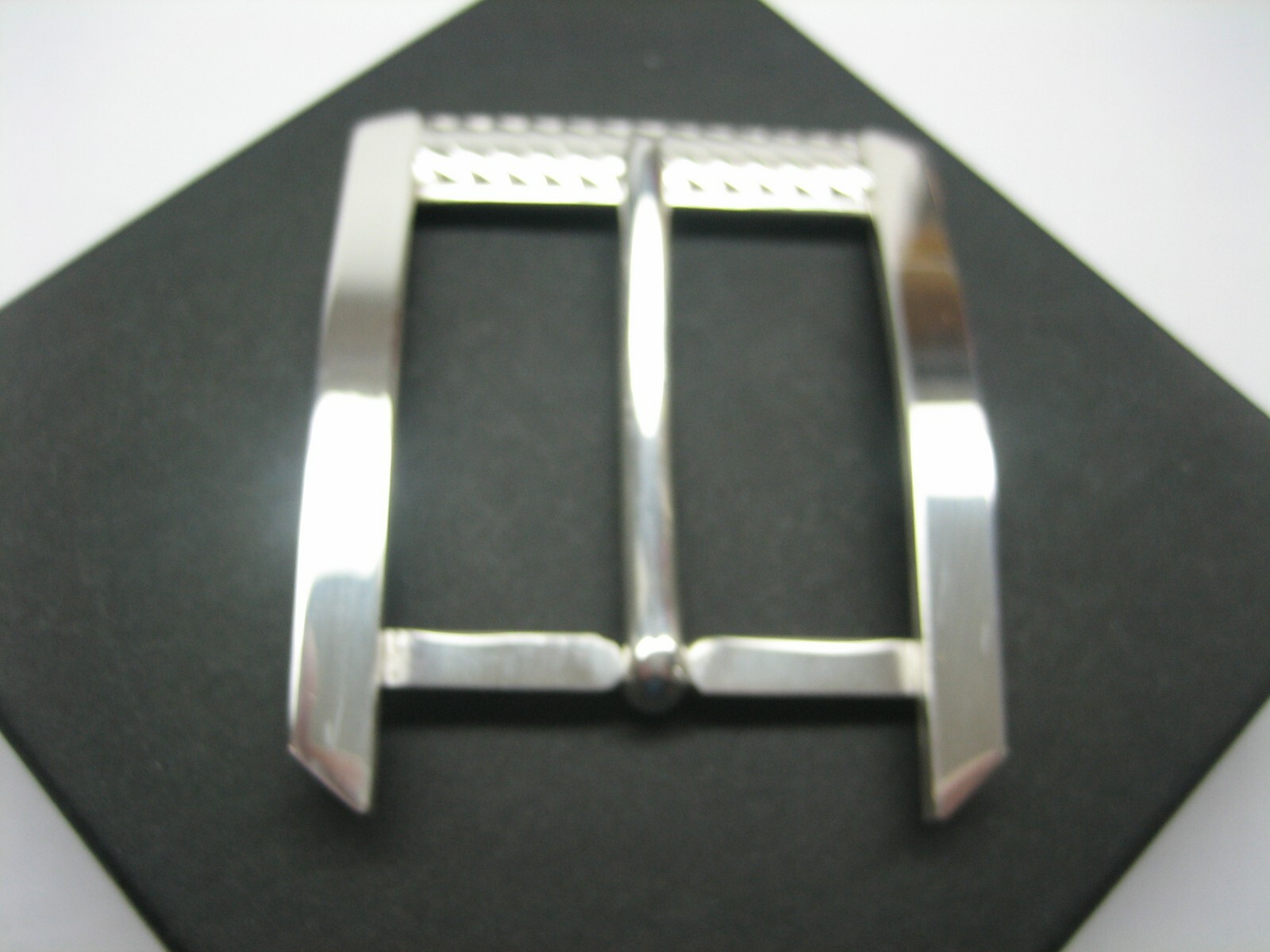 STERLING SILVER 925 BUCKLE AVAILABLE FOR 1&Prime; 1-1/8&Prime; 1-1/4&Prime; 1-3/8&Prime; 1-1/2&Prime; BELTS