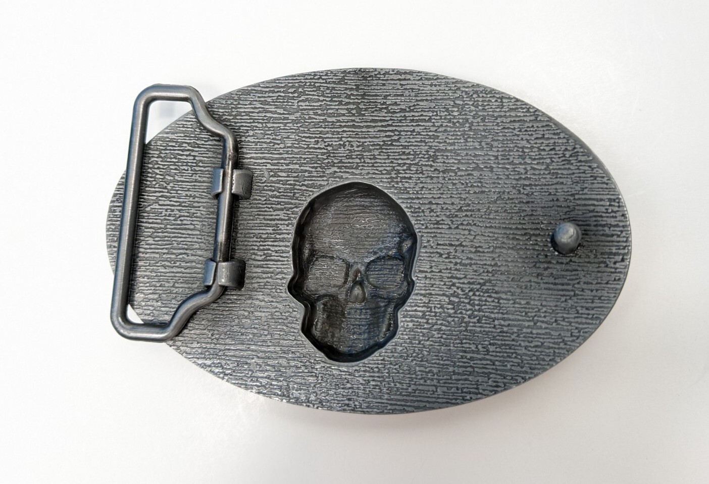 Biker Skull Pistol Revolver Gun Hand Cuffs Belt Buckle NEW Metal outlaw