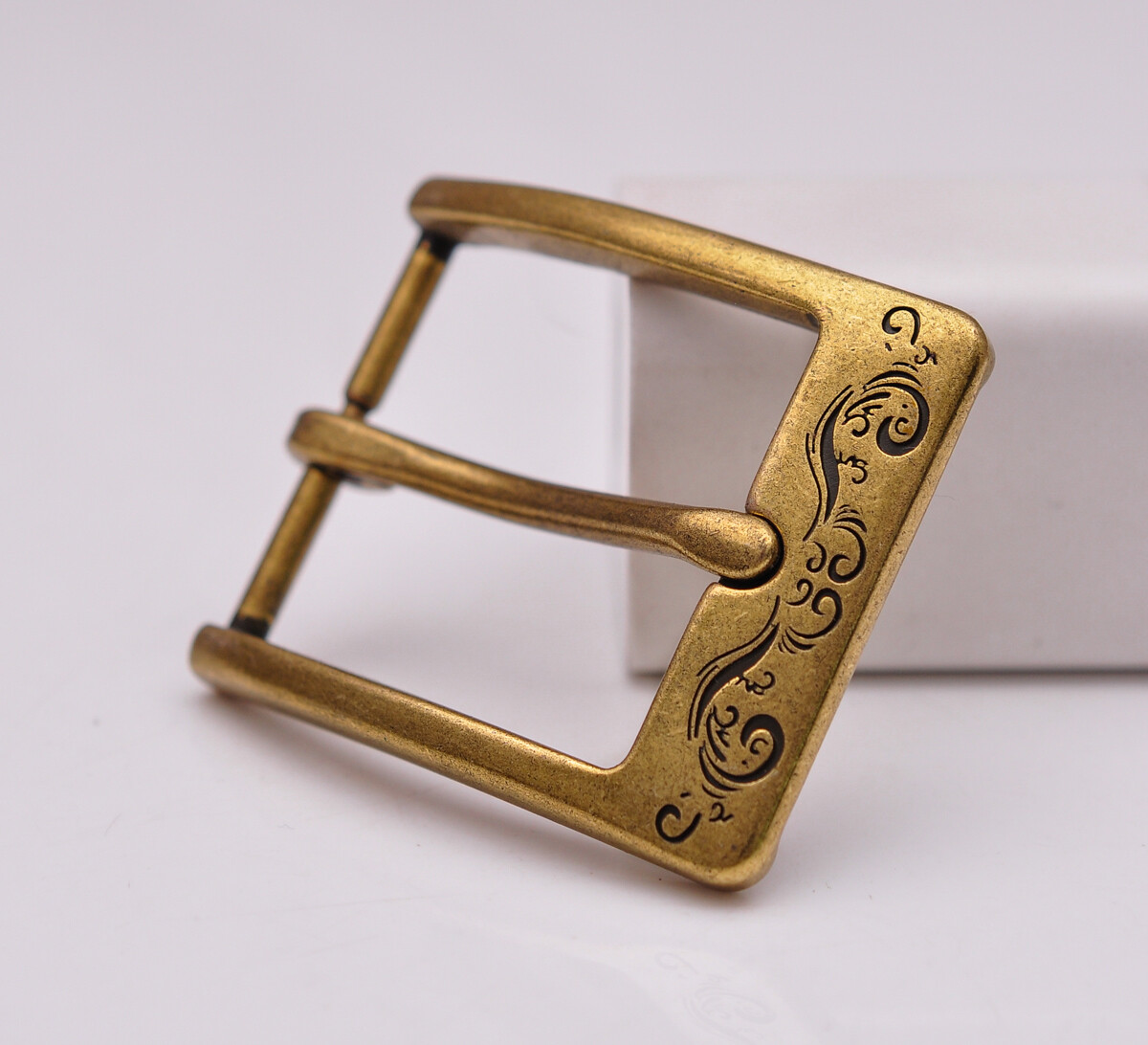 Casual Brass Single Prong Pin Leathercraft Men Replacement Leather Buckle 35mm
