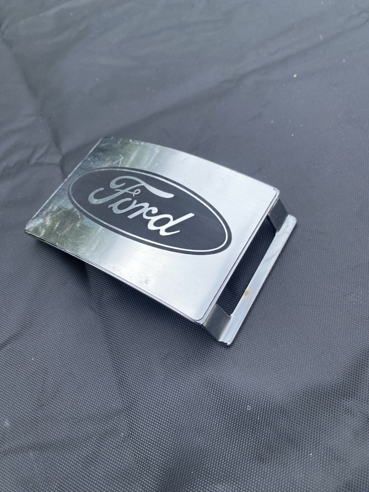 FORD Logo Stainless Steel Belt Buckle Black Officially Licensed Product L@@K!