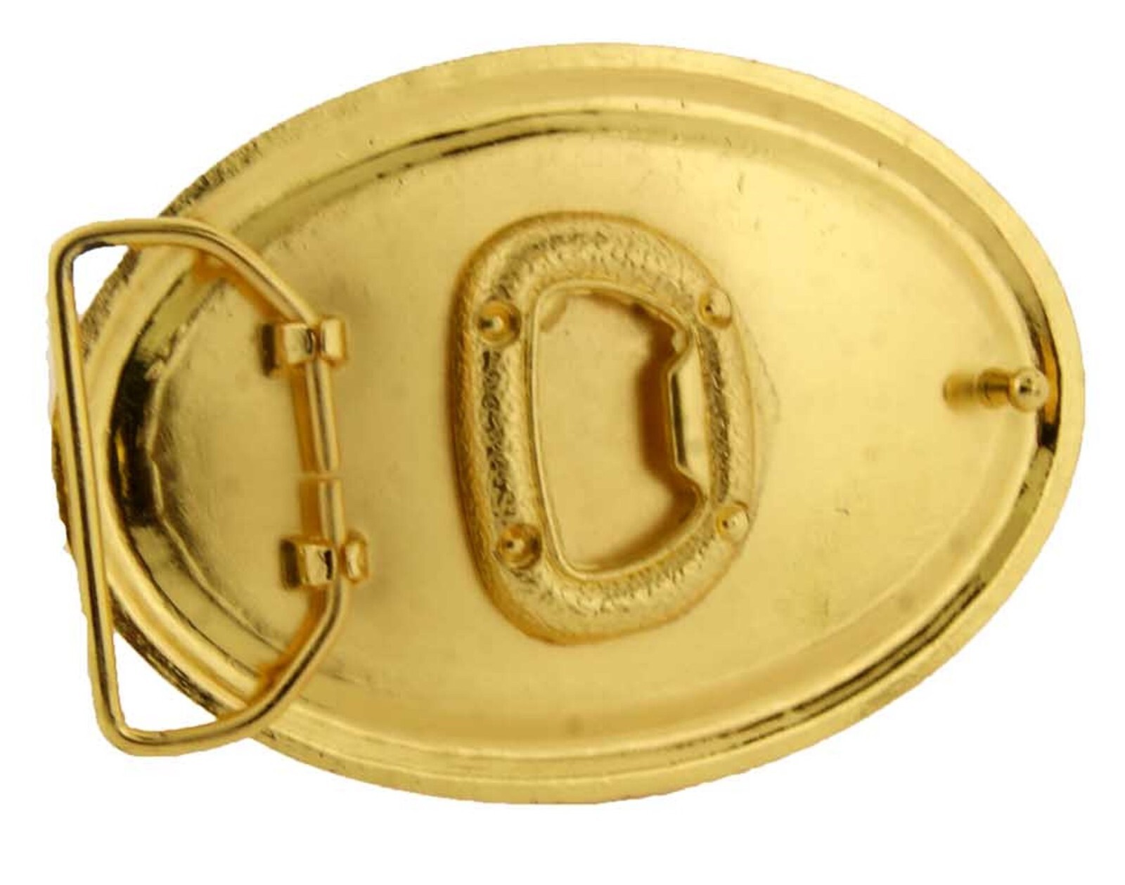 Hecho en Mexico BOTTLE OPENER Belt Buckle NEW Mexican Men Women GOLD Metal Rare