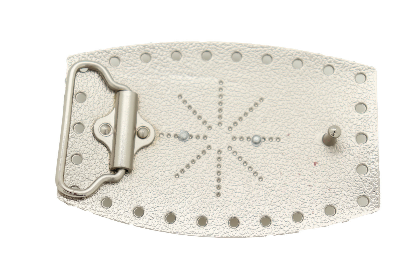 Men Western Silver Metal Buckle Square Gold Eagle Flying American Bird Accessory