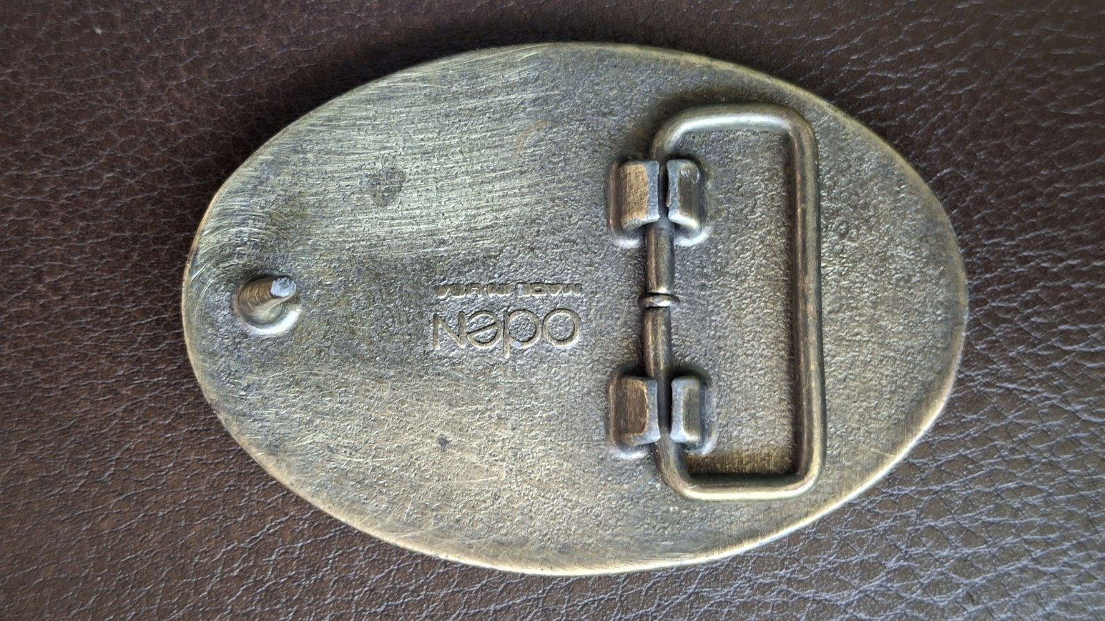 CHUCK « NAME » BELT BUCKLE BY ODEN- GW-13