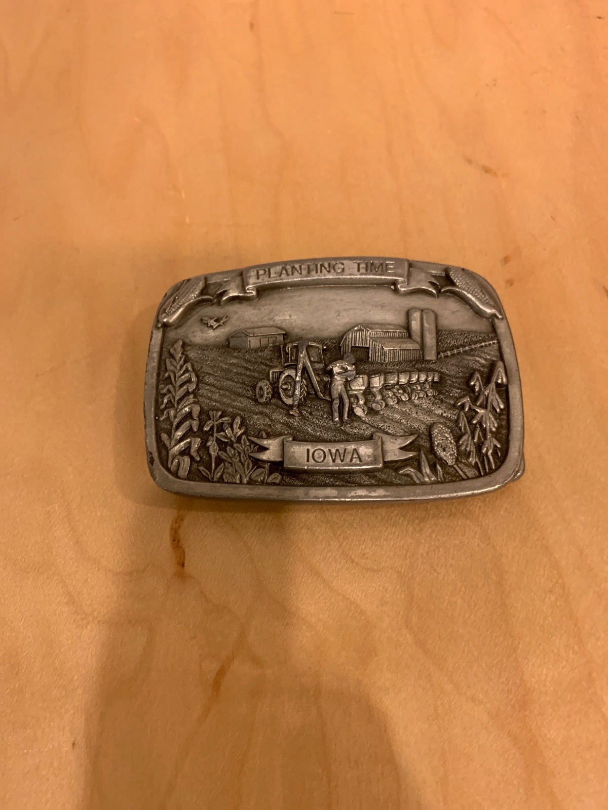 Vintage Belt Buckle » Planting Time Iowa » Dekalb Pfizer Genetics Limited Edition.