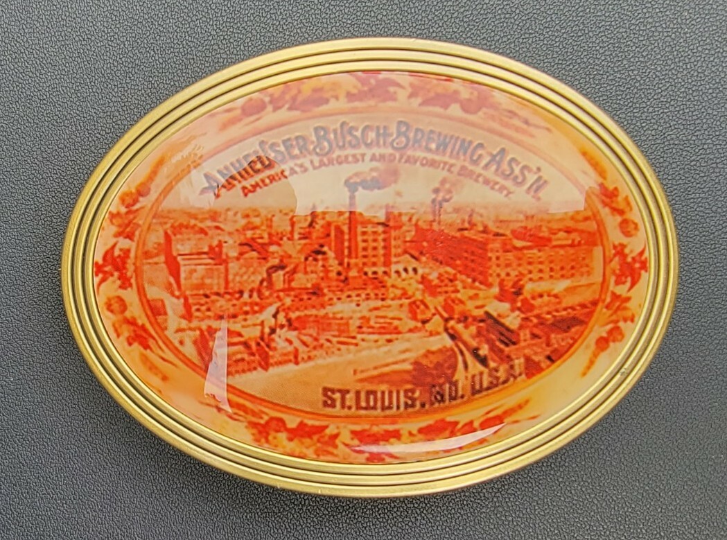 The Bradford Exchange Genuine Budweiser Belt Buckle Collectors Set – set of 2