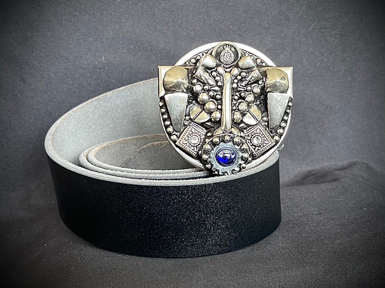 “Industrial Crest” Belt Buckle c.2007–2009 2.5 OOAK Darren McNeese