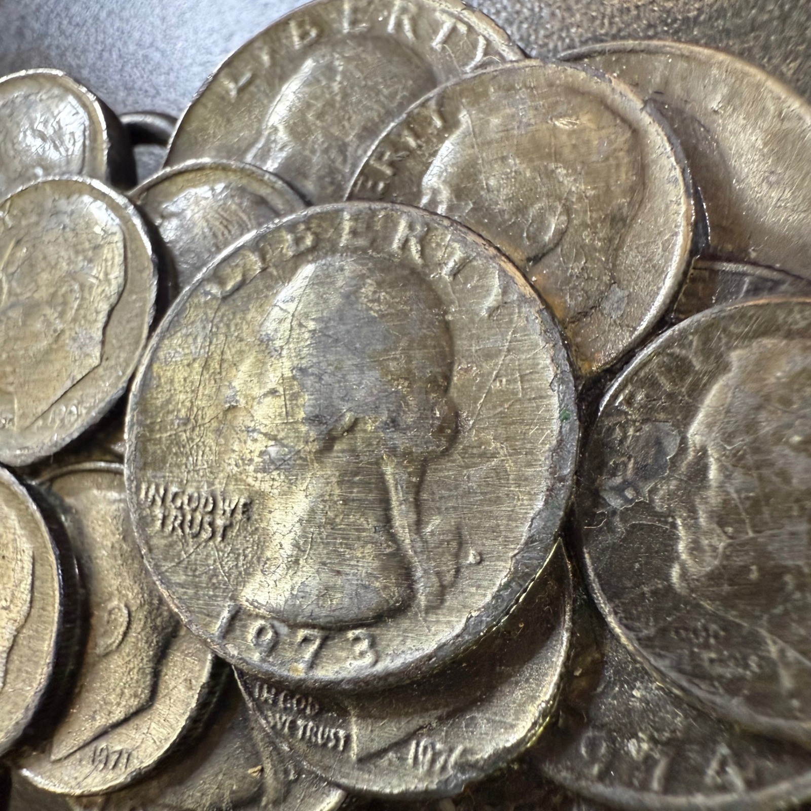 Vintage Coin Belt Buckle 1970s USA Made Novelty Statement Piece