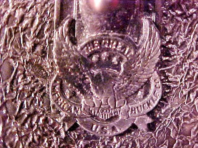 NICE Oval Fish America Limited Edition Belt Buckle Mens 2 3/4&Prime; X 2 1/4&Prime; M700
