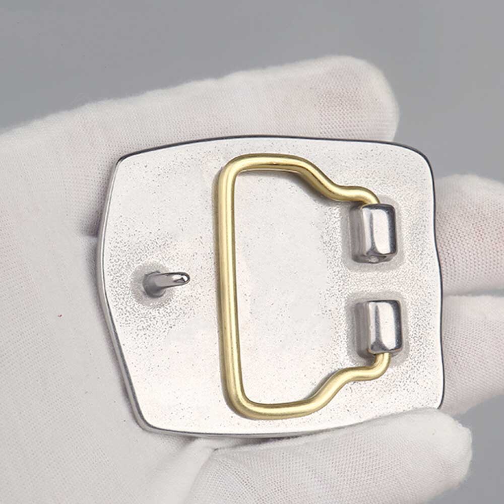 Fashion Stainless Steel Pin Belt Buckle Men&rsquo;s Belt Buckles fit 1.5&Prime;/38mm Belt US