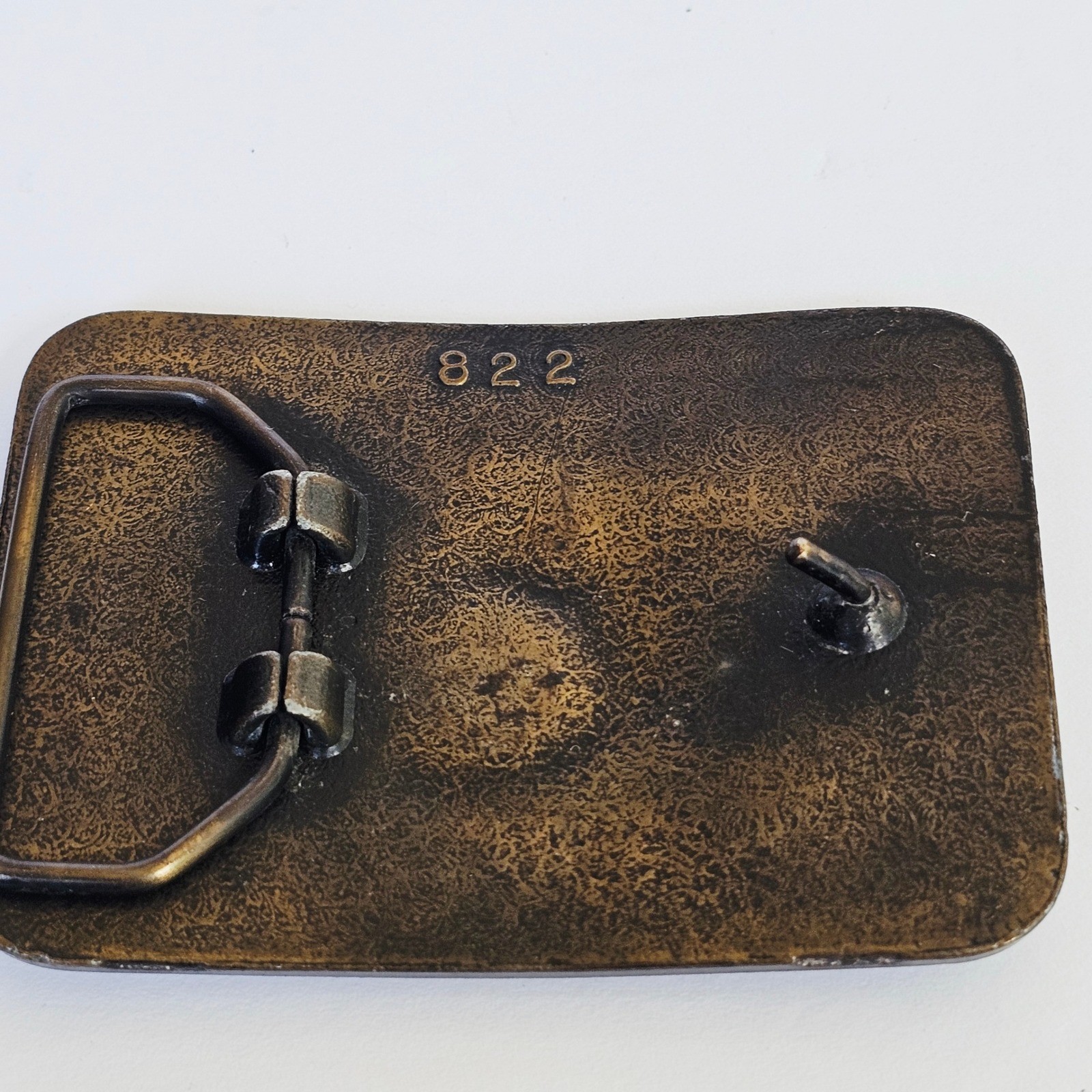 Vtg 70&rsquo;s Canon FTb Camera Belt Buckle Brass Tone Photography Accessory Retro 822
