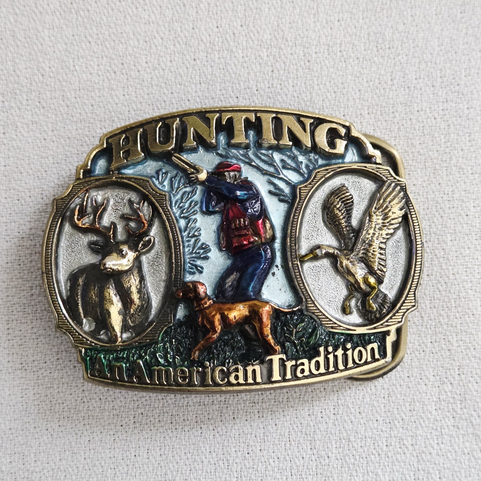 Belt Buckle – Great American Buckle Co. 1986 « Hunting an American Tradition »
