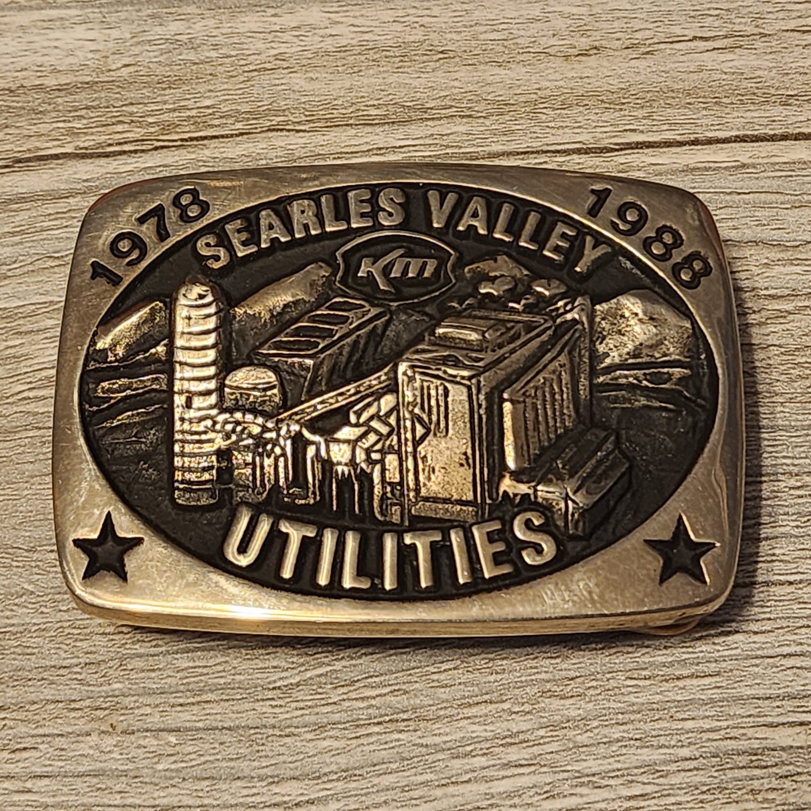 Choice – Vintage Belt Buckle – Fonz – Texas – BASS – Hesston – Fire Truck