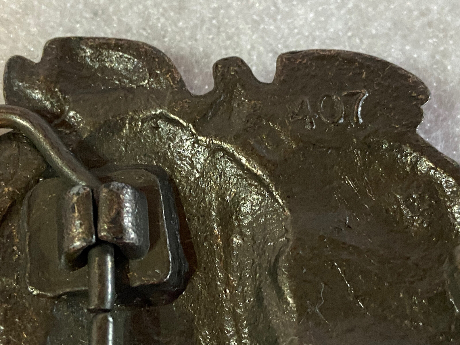 Solid Brass Belt Buckle Western 2 Horse Heads 3 Dimensional 407