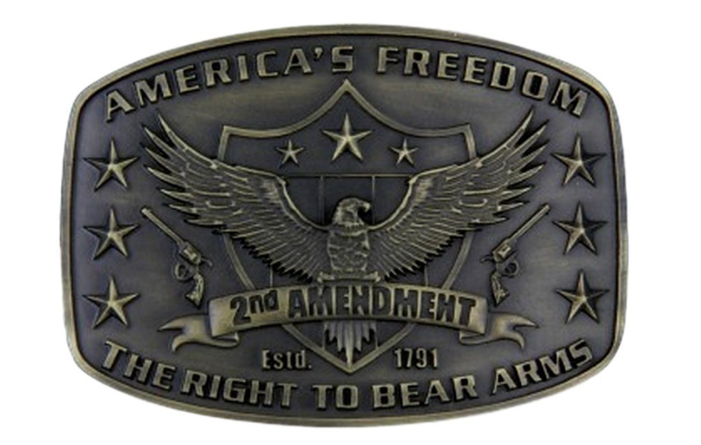 Montana Silversmiths Western Belt Buckle Bald Eagle Pistols A272