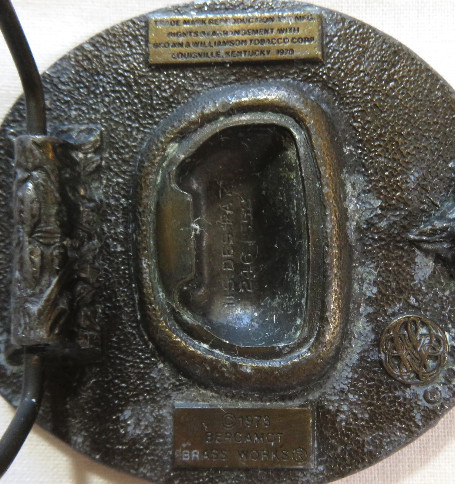 Sir Walter Raleigh Vintage Belt Buckle 1978 Smoking Tobacco Ad Bottle Opener