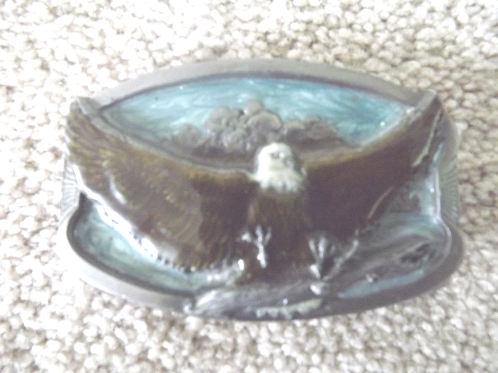 LANDING EAGLE BELT BUCKLE BUCKLES OF AMERICA MASTERPIECE COLLECTION BA-139