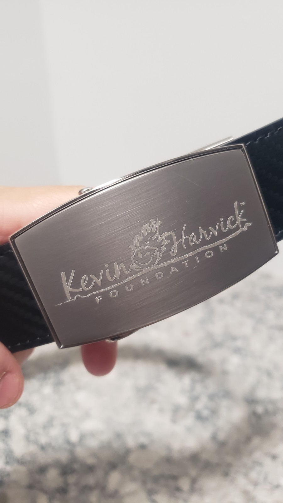 Nexbelt Kevin Harvick Foundation Ratchet Belt With Silver-tone Buckle