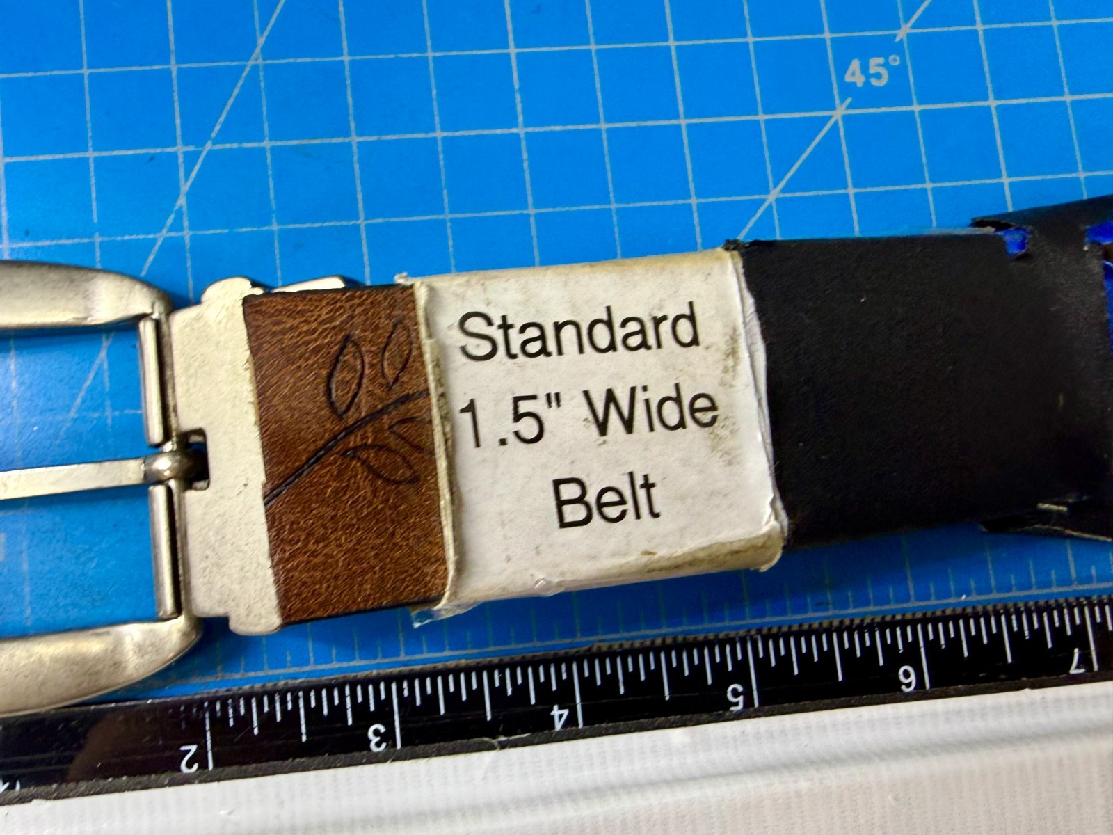RELIC Brand Single Prong Silver Tone Replacement Formal Belt Buckle