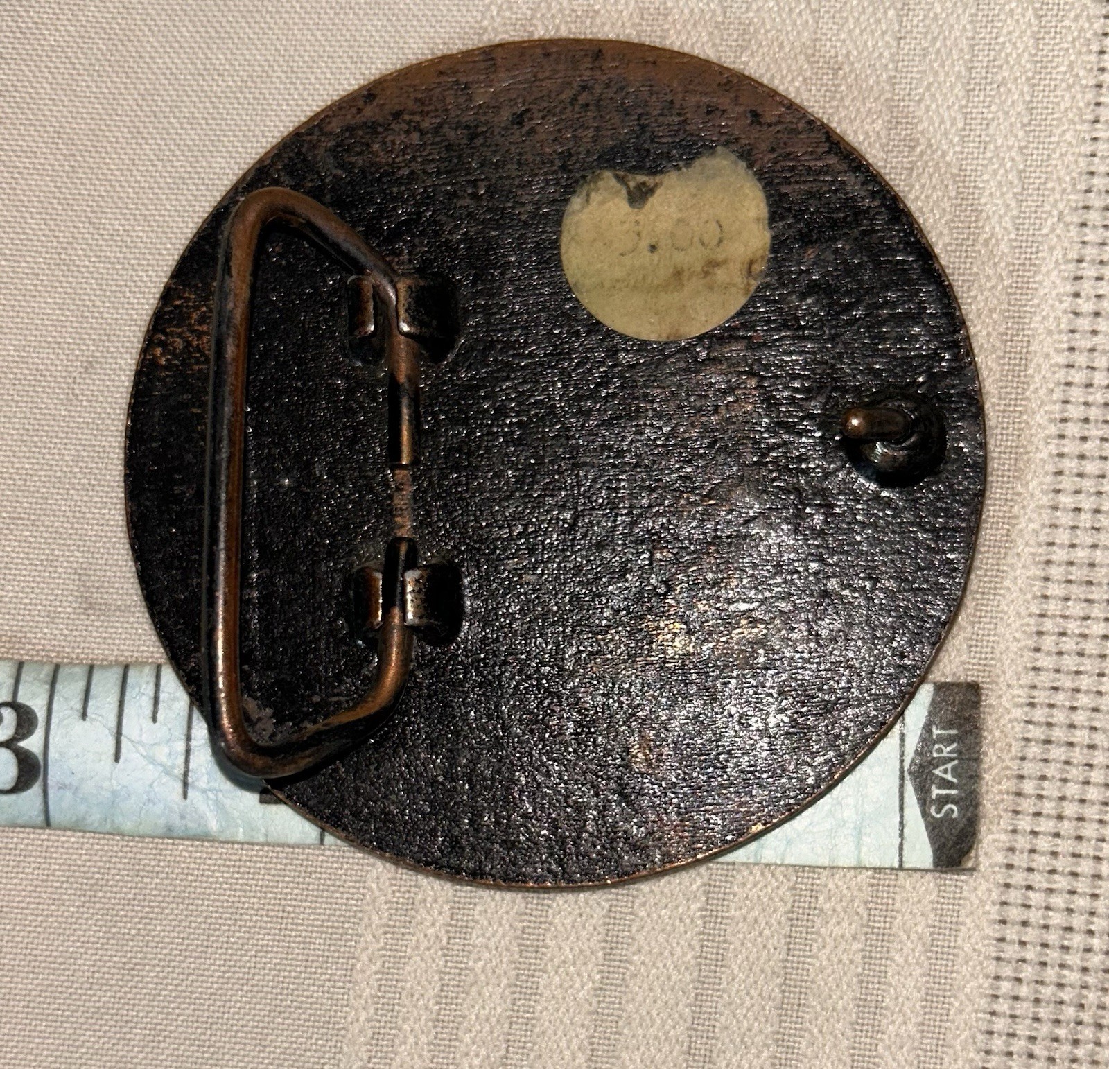 INDIAN HEAD PENNY COIN SHAPED 1877 REPLICA INDIAN MENS METAL BELT BUCKLE