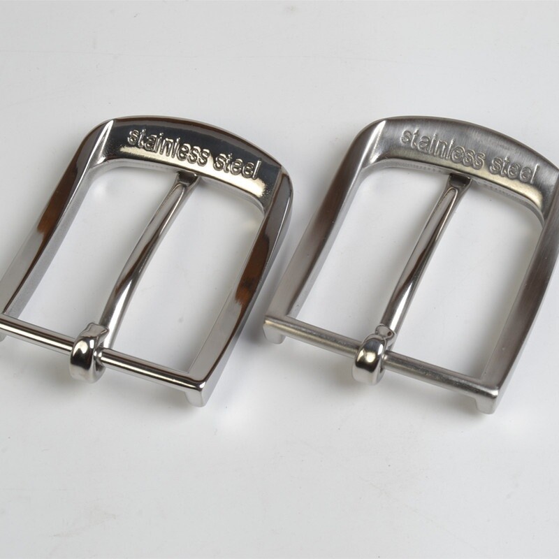 40mm Stainless Steel Buckle Single Prong Rectangle Leather Belt Replacement DIY