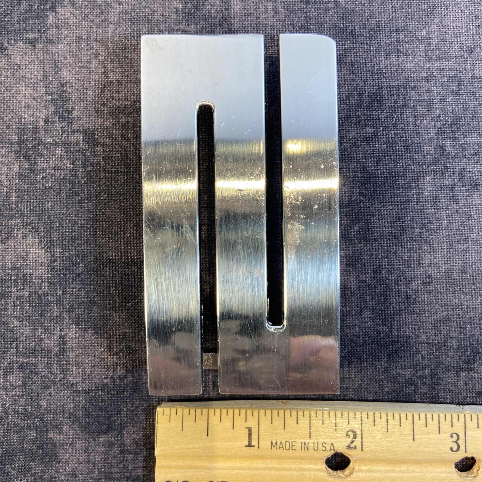 Silver Tone Belt Buckle