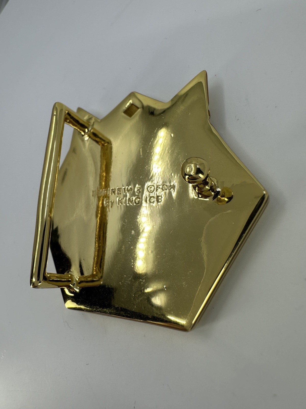 EMPIRE & FOX BY KING ICE BIG LION BELT BUCKLE