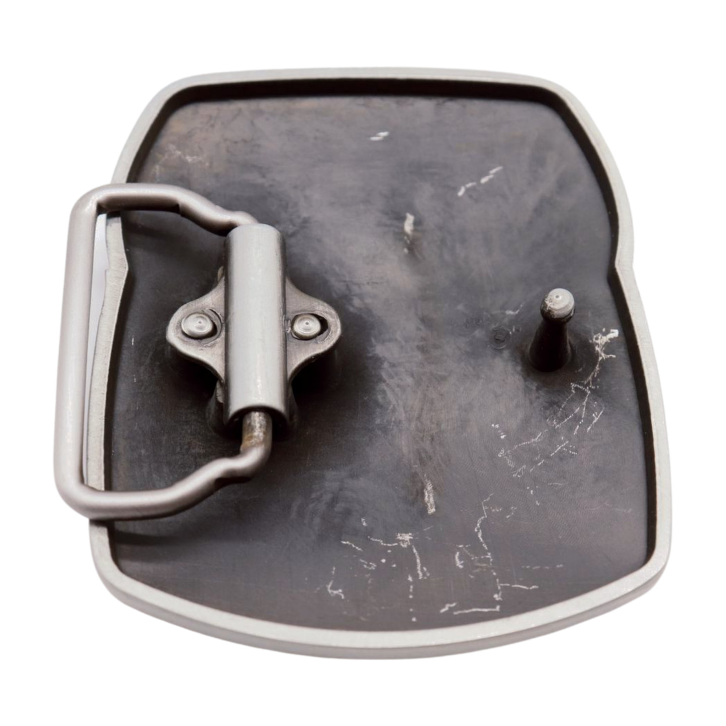 Men Women Silver Metal Belt Buckle Tiki Mask Statue Animation Travel Vacation