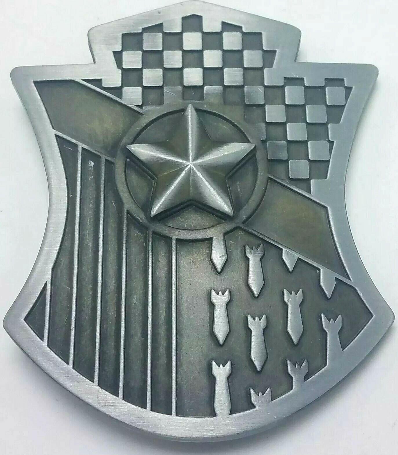 NOS Aquarius Belt Buckles Asstd America Shield Bombs Star Large Belt Buckle