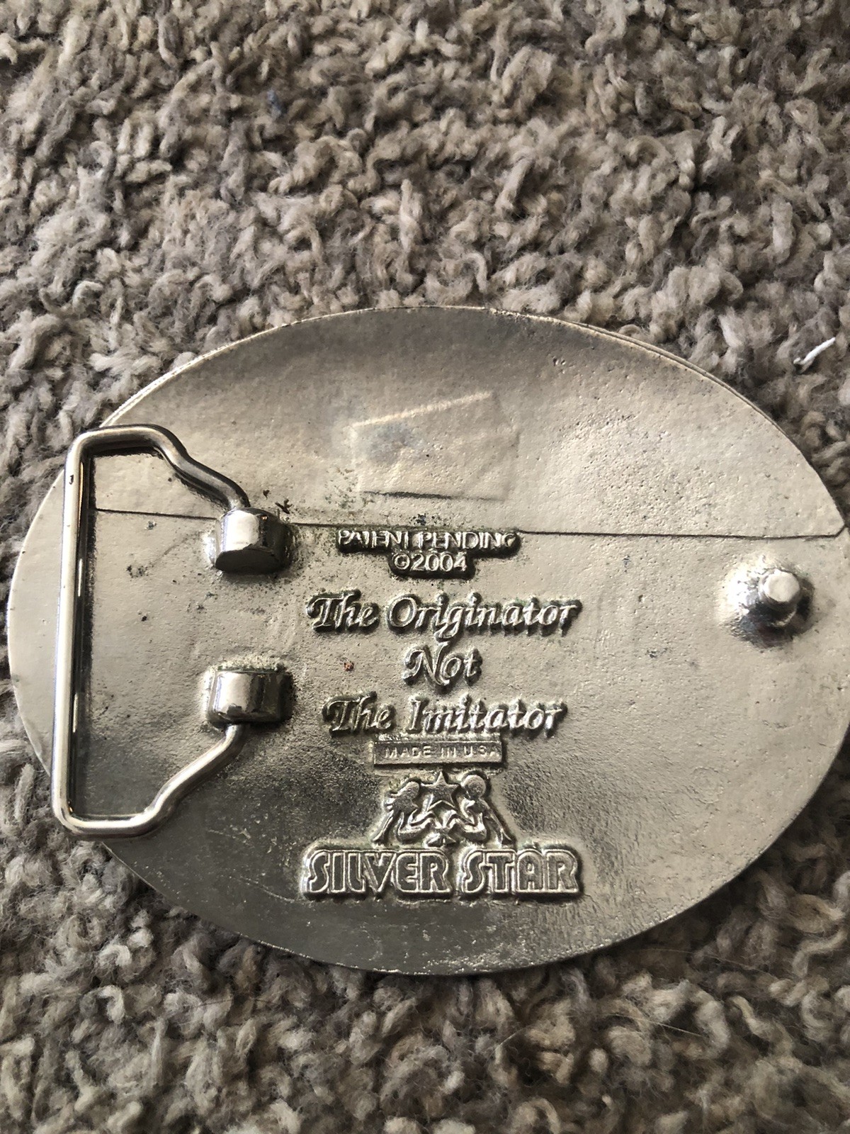 2004 Silver Star Naked Ladies Belt Buckle The Originator Not The Imitator USA
