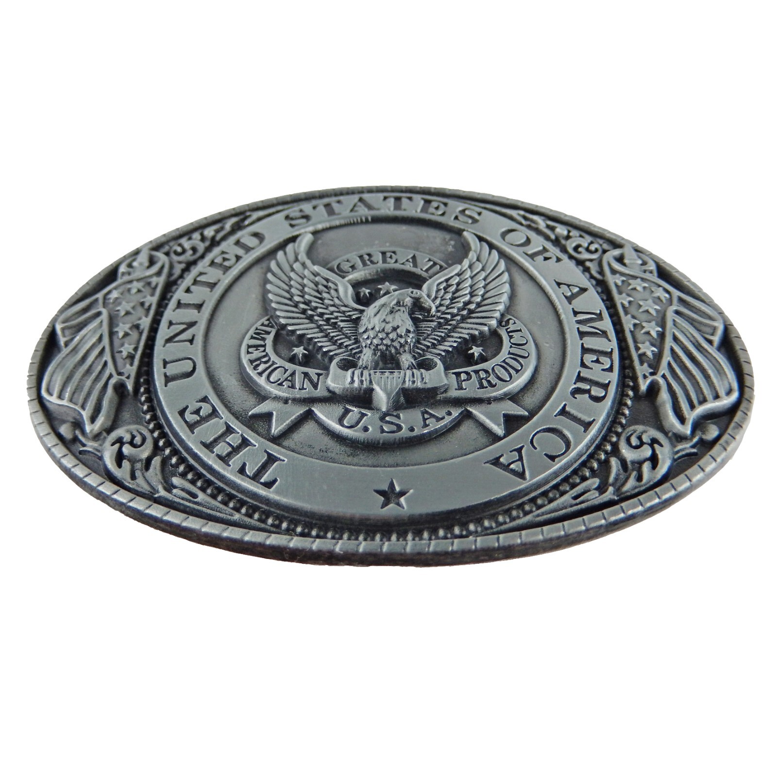 Men&rsquo;s United States of America Seal Belt Buckle USA American Pride Fit 1.5&Prime; Belt