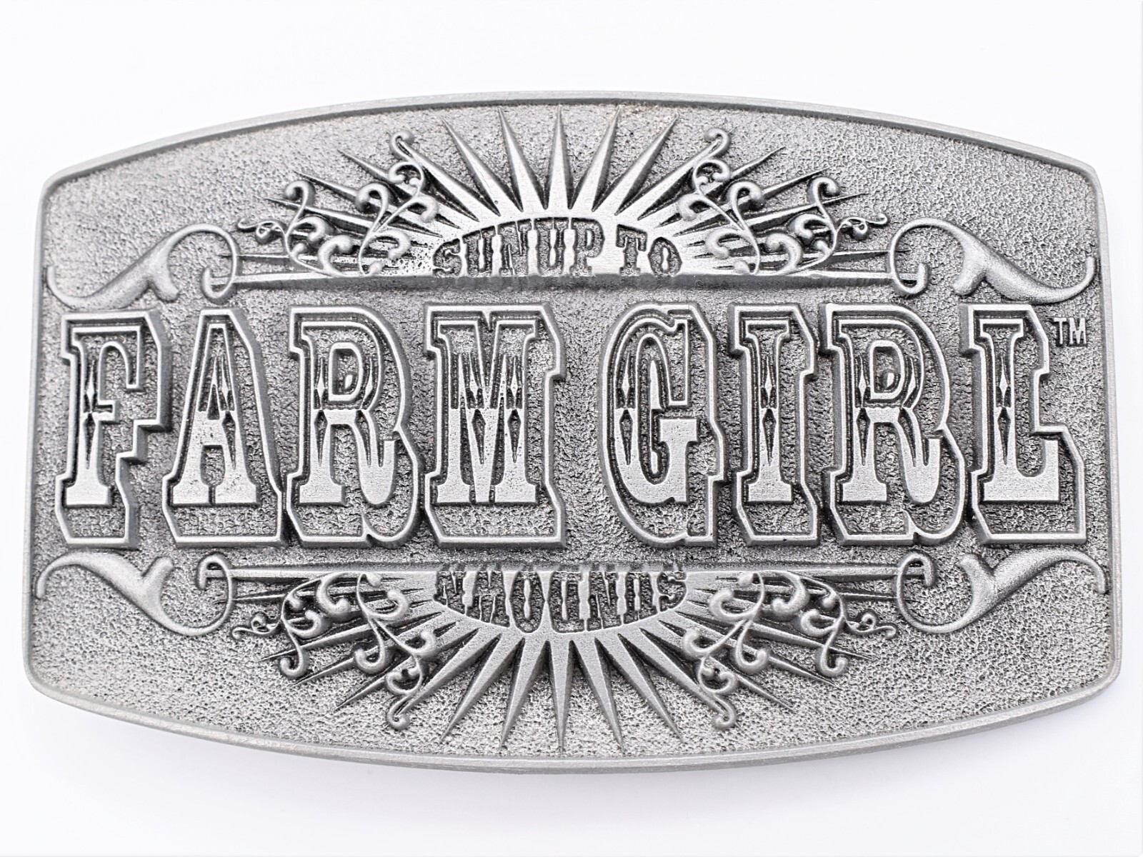 Farm Girl Brand Sunup to Sundown Belt Buckle