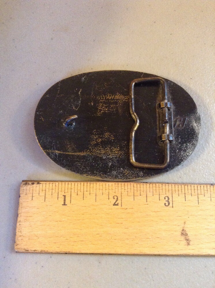 VINTAGE ANTIQUE METAL BELT BUCKLE- Conam Pcs US Telecom Chicago Denver