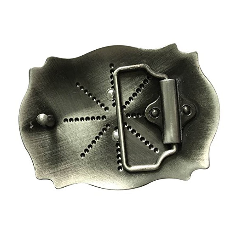 Men&rsquo;s Belt Buckle, Western Eagle 3D Golden Bull Head for Interchangeable Belts, G…