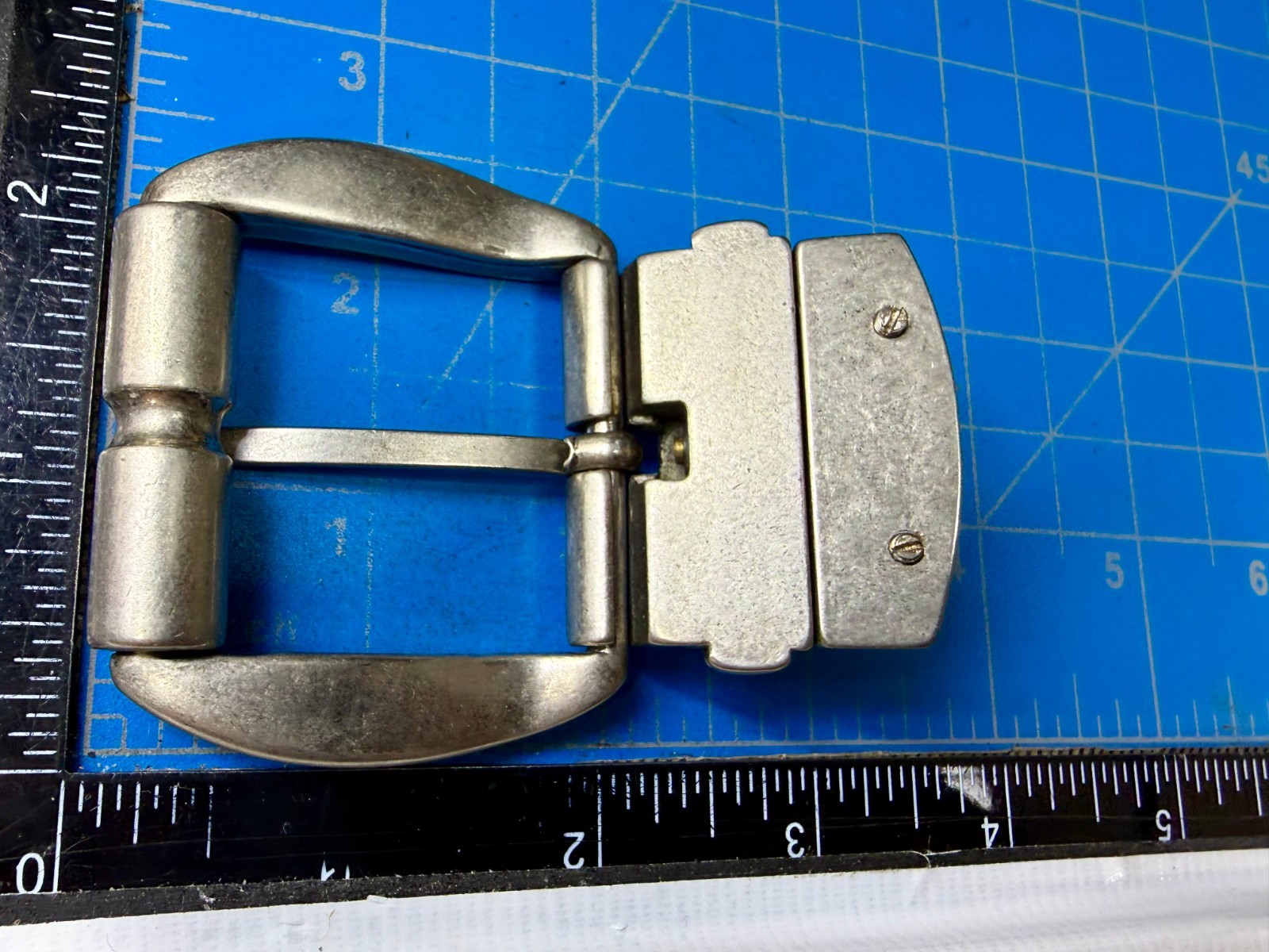RELIC Brand Single Prong Silver Tone Replacement Formal Belt Buckle