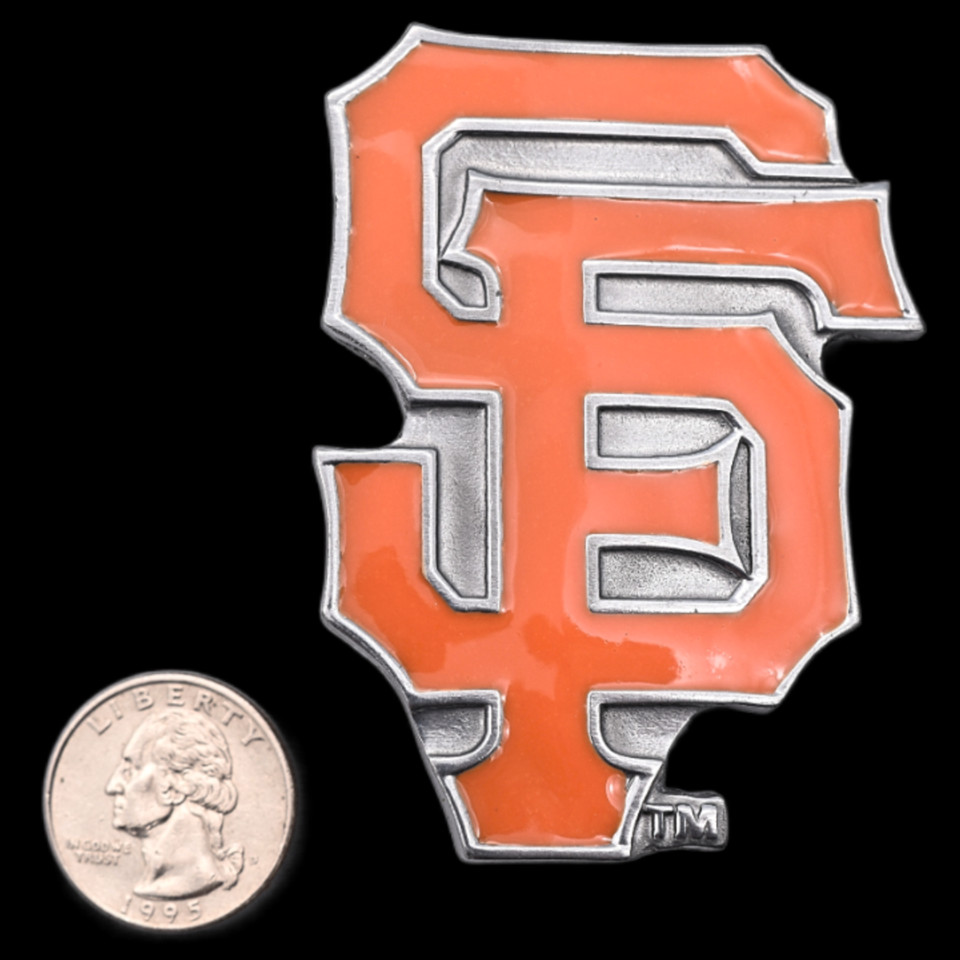 SF San Francisco Giants MLB Baseball Team Belt Buckle (New Old Stock)