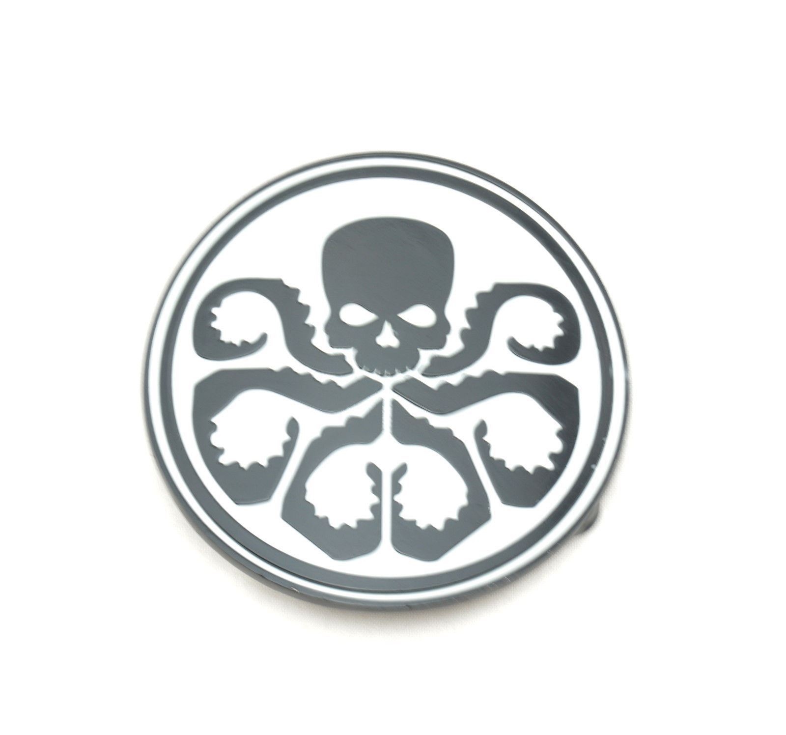 Hydra Octopus White/Black Belt Buckle