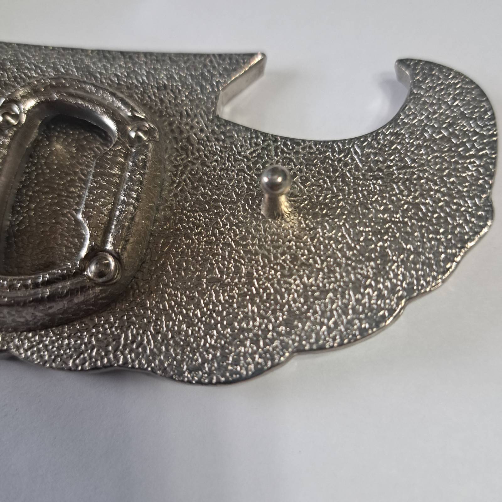 TRUCKER GIRL CREST BELT BUCKLE With BOTTLE OPENER METAL