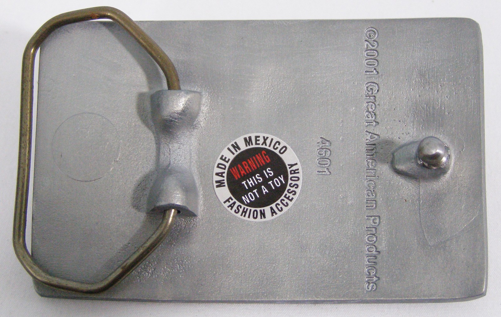 BELT BUCKLES Rock Star Antiqued Silver Gray Rectangle Music NWOT!