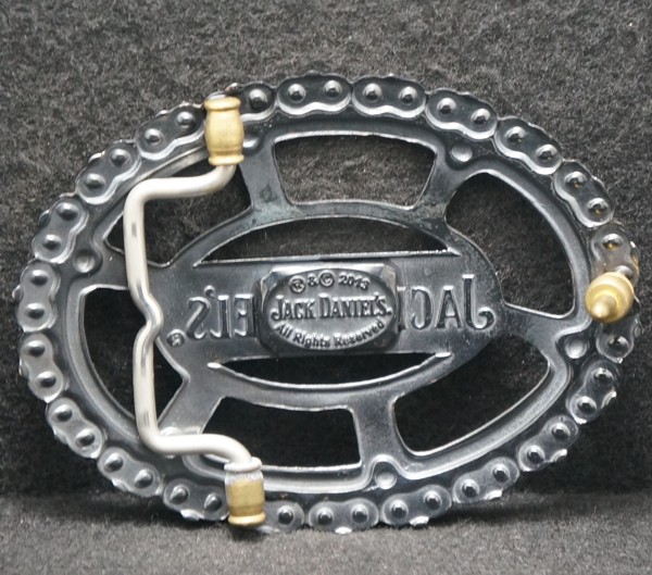 XD25151 *NOS* VINTAGE 2013 *JACK DANIEL&rsquo;S* TENESSEE WHISKEY ALCOHOL BELT BUCKLE