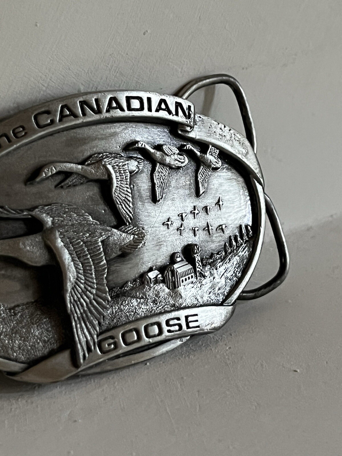 VTG 1983 BERGAMOT Brass Works USA – Canadian Goose BELT BUCKLE D-146