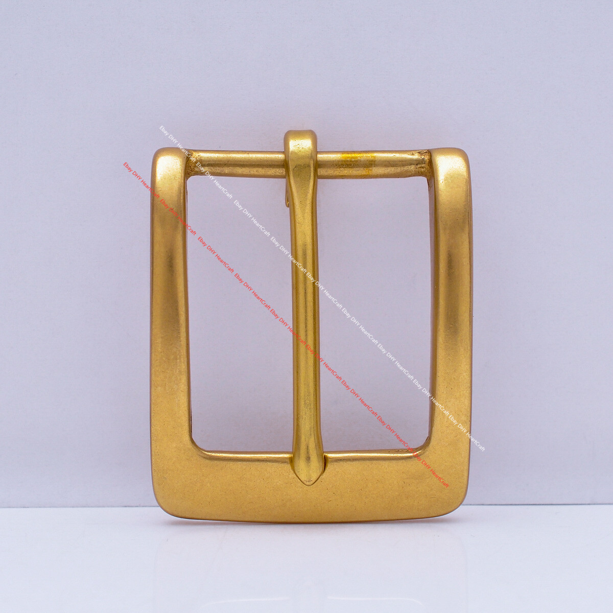 39mm MEN&rsquo;S QUALITY SOLID SOLID BRASS WESTERN PRONG PIN LEATHERCRAFT BELT BUCKLE