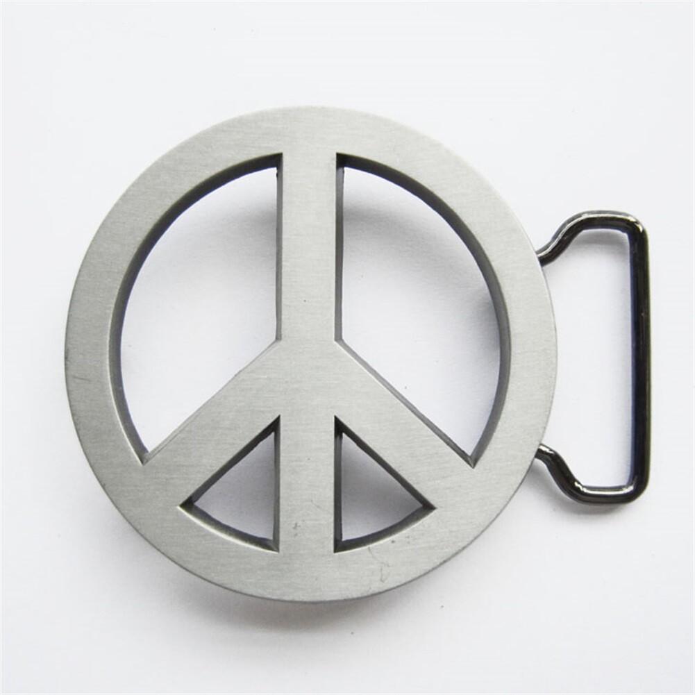 Vintage Style Peace Symbol Love Sign Belt Buckle also Stock in the US