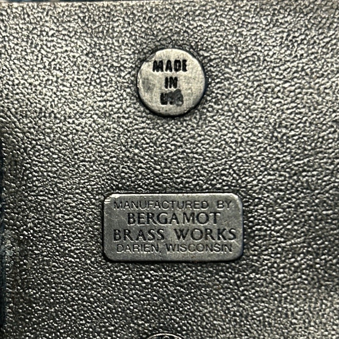 Bergamot Brass Works Belt Buckle Silver Dont Tread On Me