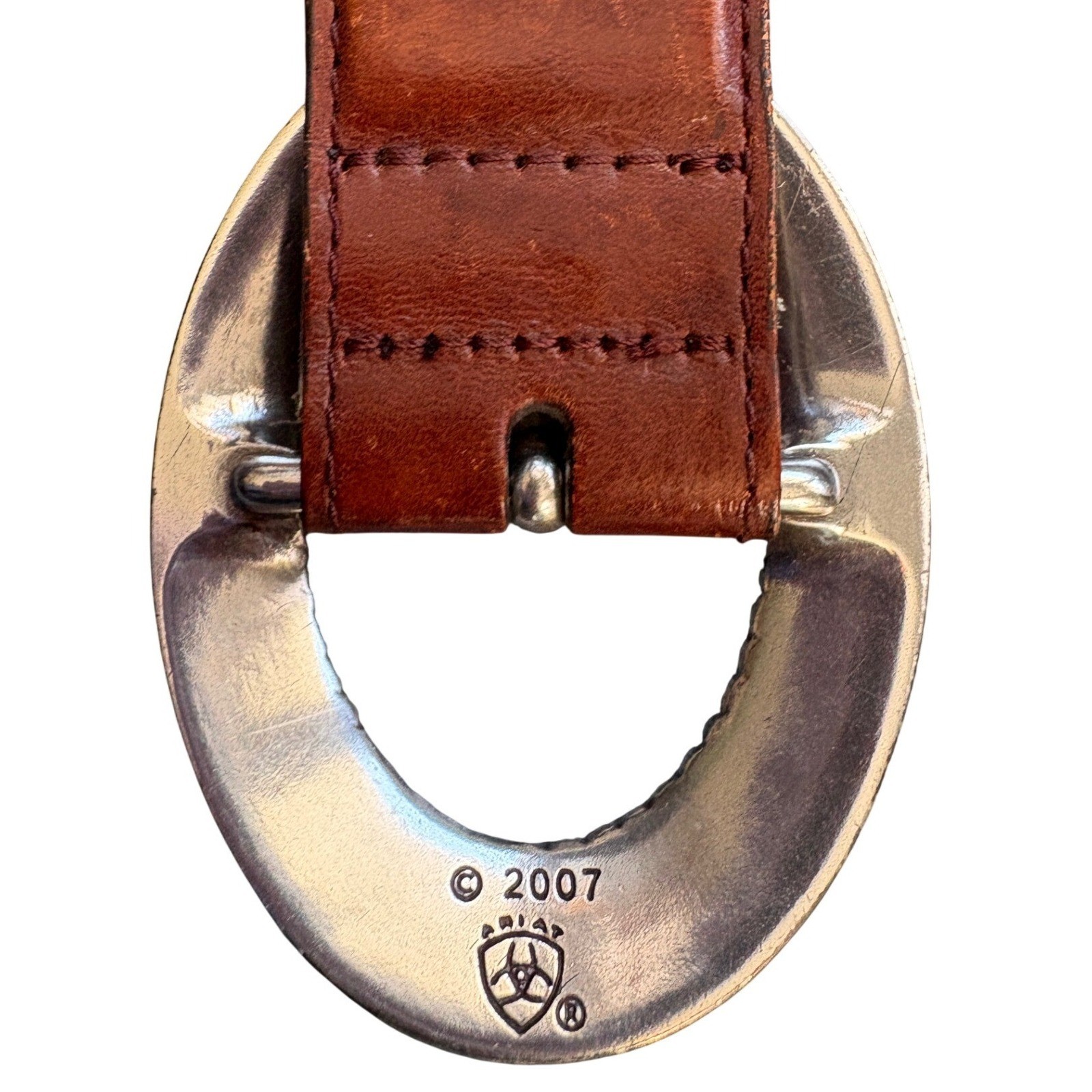Ariat 2007 Original Masters Limited Edition Western Belt Buckle & Belt, Size 30