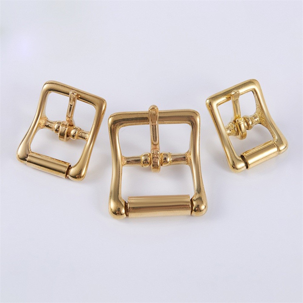 1Pc Solid Brass Buckle Square For Marine Outdoor Tack 3 Size Dog Pet Collars