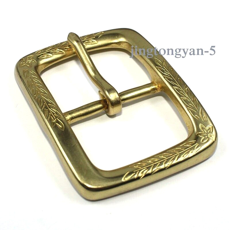 Solid Brass Belt Buckle Men&rsquo;s Pin Belt Buckles Fits For 1.5 inches Belt
