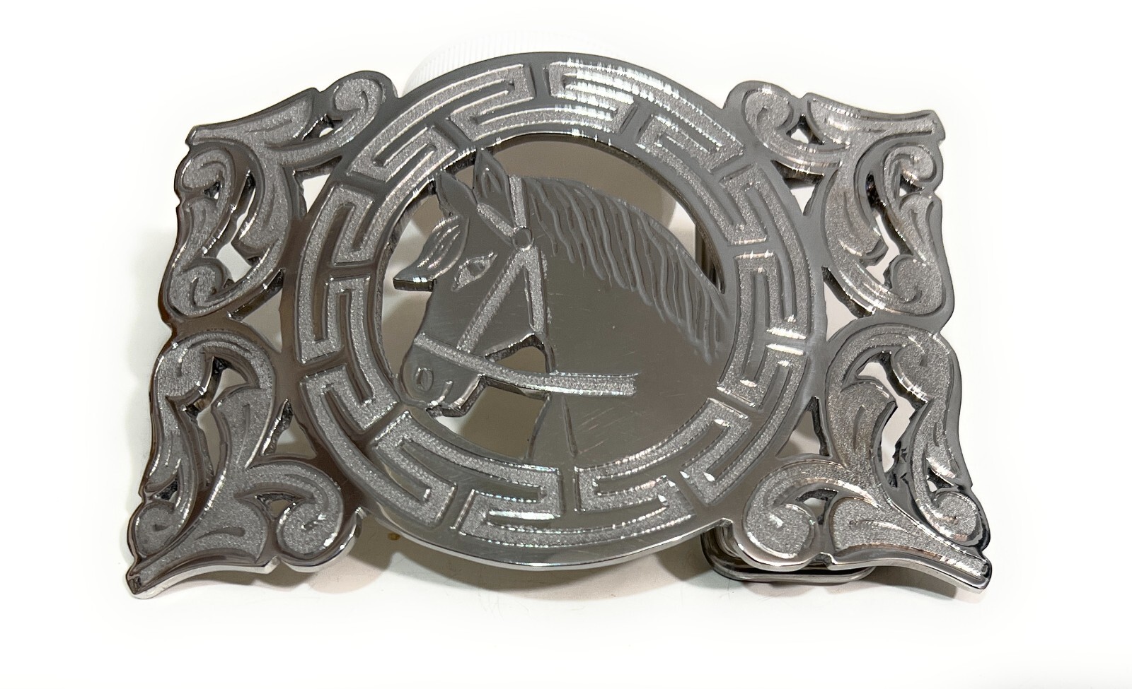 MEN&rsquo;S WESTERN HORSE BELT BUCKLE. HEBILLA CHARRA CABALLO. HEBILLA VAQUERA RODEO
