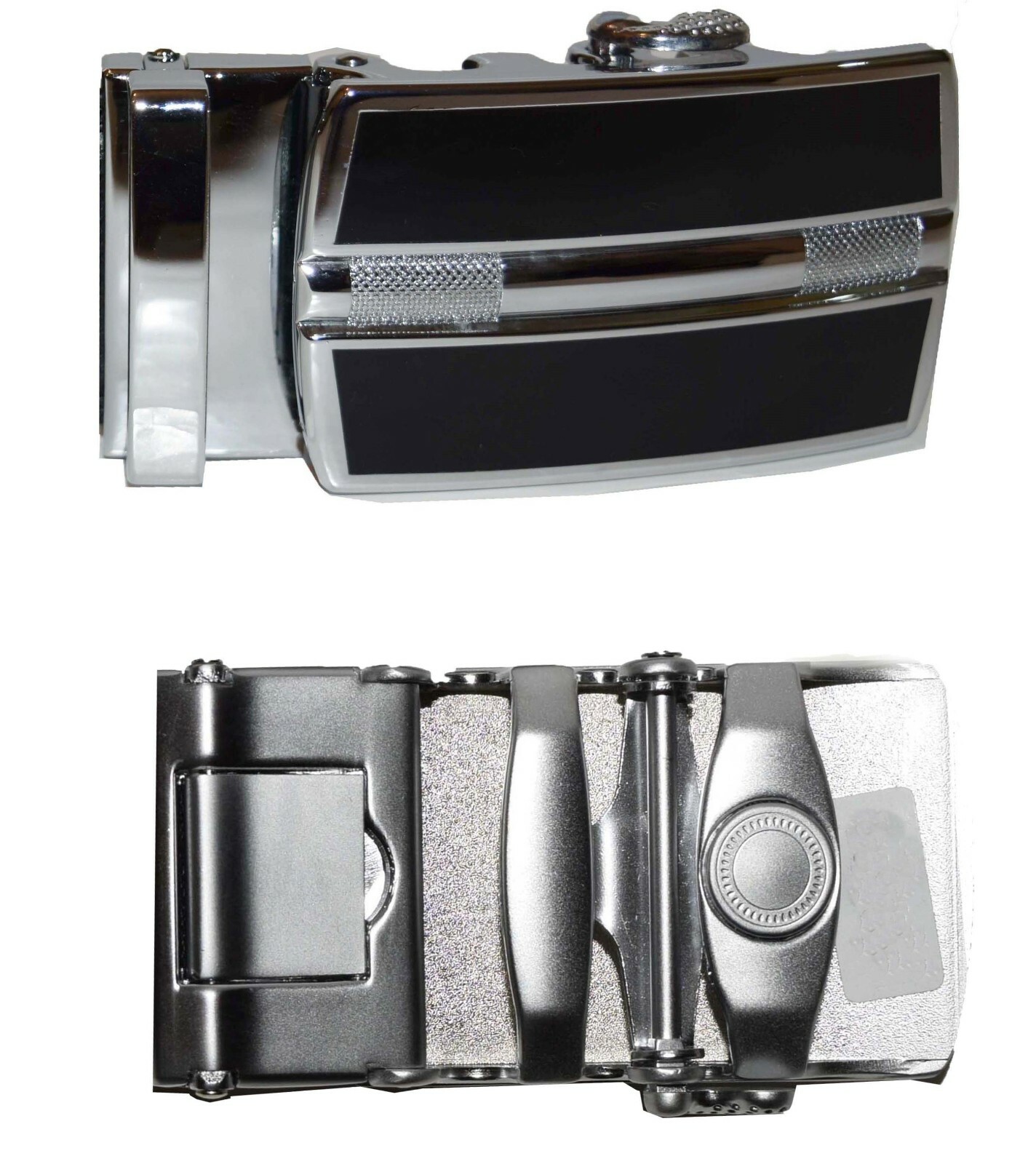 Men&rsquo;s Belt Buckle Auto sliding Self locking ratcheting track line new buckle #92